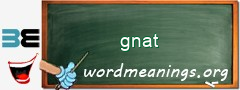 WordMeaning blackboard for gnat